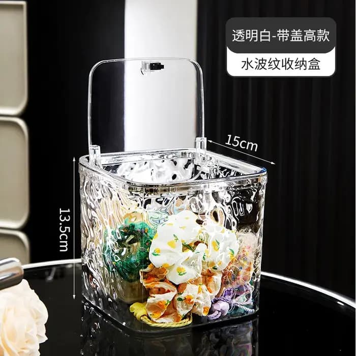 Boîte de rangement pour accessoires de cheveux