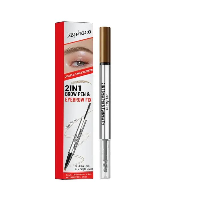 Crayon à sourcils 2 en 1 Zephoco