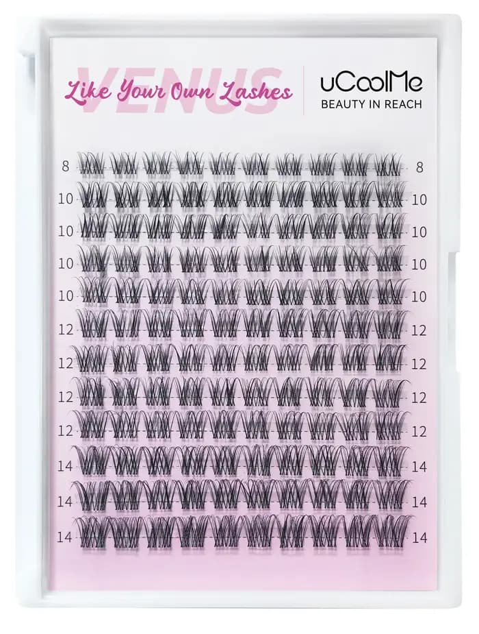 Extensions de cils individuels Manga uCoolMe Lashes Short Fairy Venus Flora 0.05mm