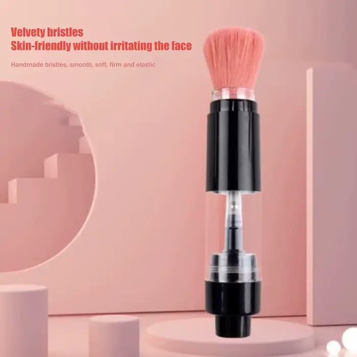 Brosse à poudre rechargeable, pinceaux à poudre cosmétique, multifonctionnel, Spray à pression, fond de teint, Blush, outils de maquillage