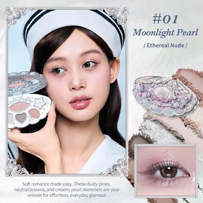 Flower Knows Shell's Jewel Collection Palette de maquillage 6 couleurs