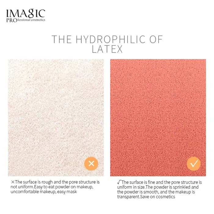 IMAGIC beauté éponge visage lavage bouffée gourde goutte d'eau outil de maquillage humide et sec