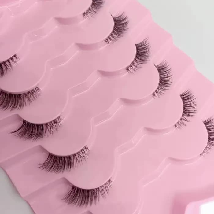 7 paires de cils de renard de longueur mixte 3-5-9mm, boucles D, faux cils fins en vison, moelleux,