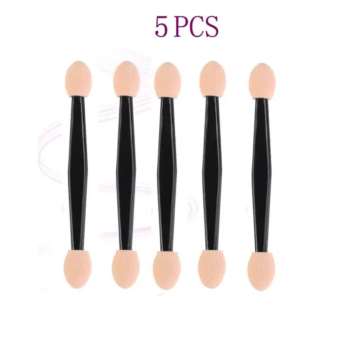 5/30/50/100 pièces pinceau fard à paupières double face éponge Nylon ensembles maquillage ombre à pa