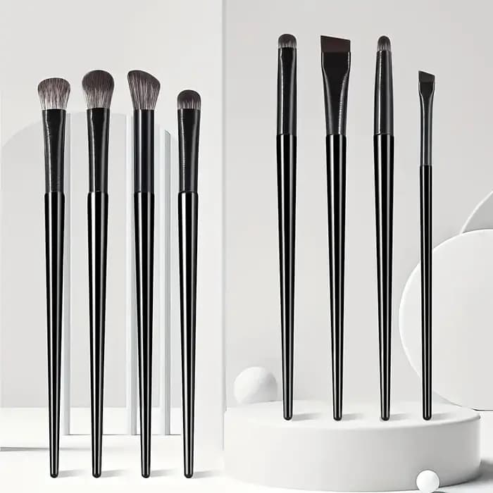 Ensemble de 8 pinceaux de maquillage pour ombre à paupières