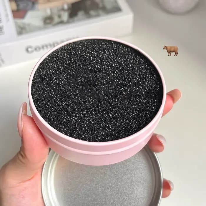 Nettoyeur de pinceaux de maquillage portable