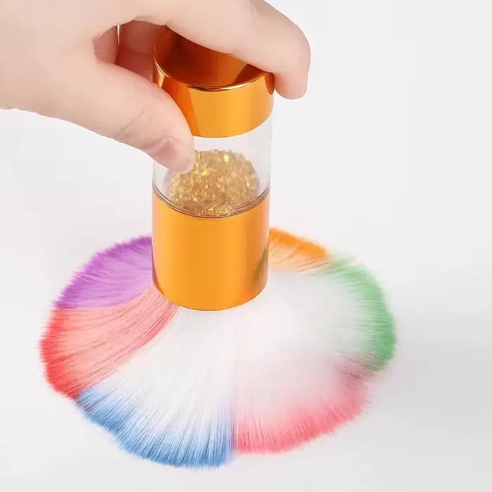 Grands pinceaux de maquillage moelleux