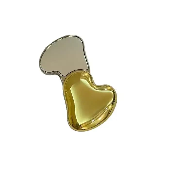 Miroir de maquillage de formes rondes carrées pour fille