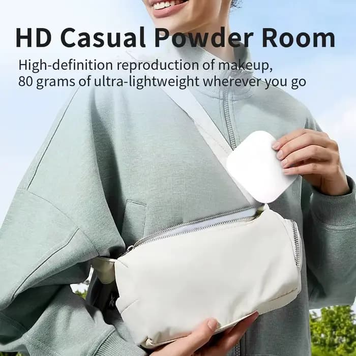 Miroir compact avec éclairage