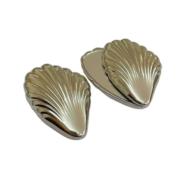 Miroir de maquillage de formes rondes carrées pour fille