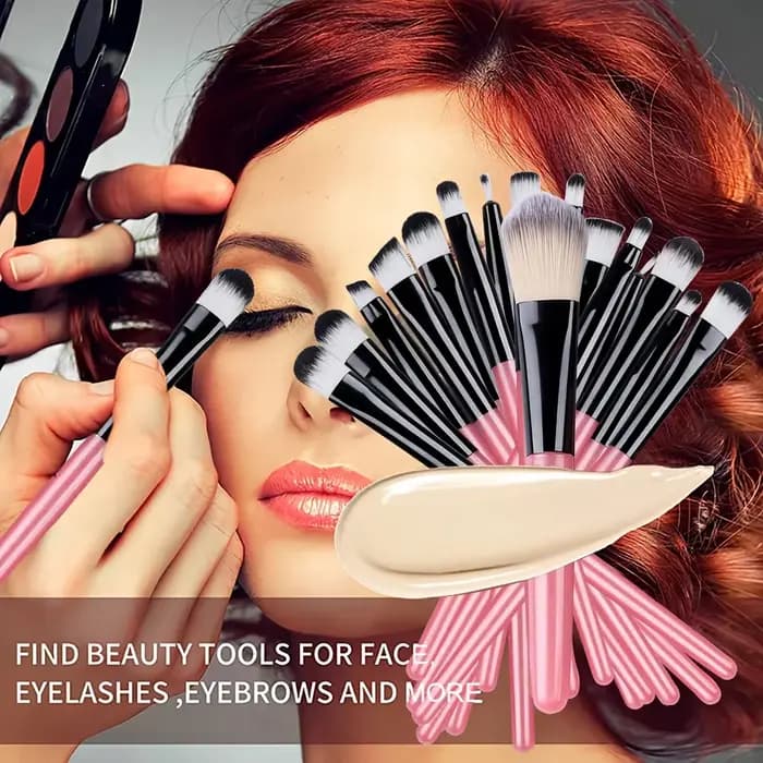 Ensemble de pinceaux de maquillage 20 pièces Kit