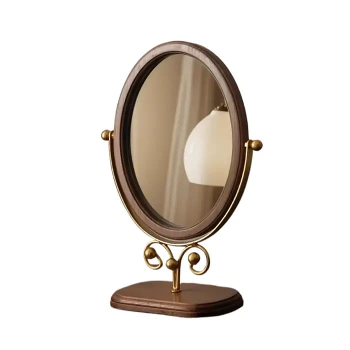 Miroir de maquillage Vintage pour filles