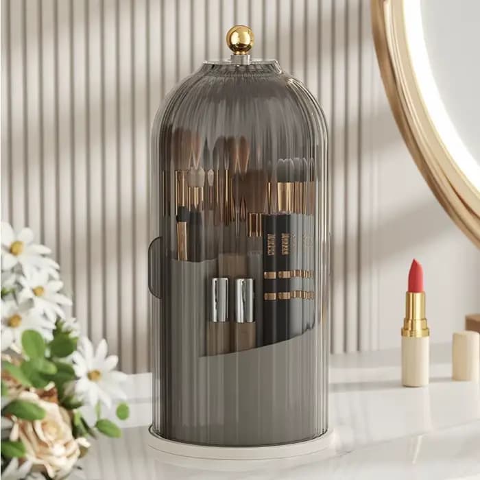 Boîte de rangement rotative pour pinceaux de maquillage pour offrir votre coiffeuse