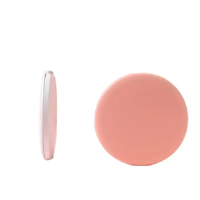 Personnalisé Petit LED Lumière Cosmétique 2 Côté Pliant Maquillage Compact Poche Miroir Femmes Lumineux Effet Rose