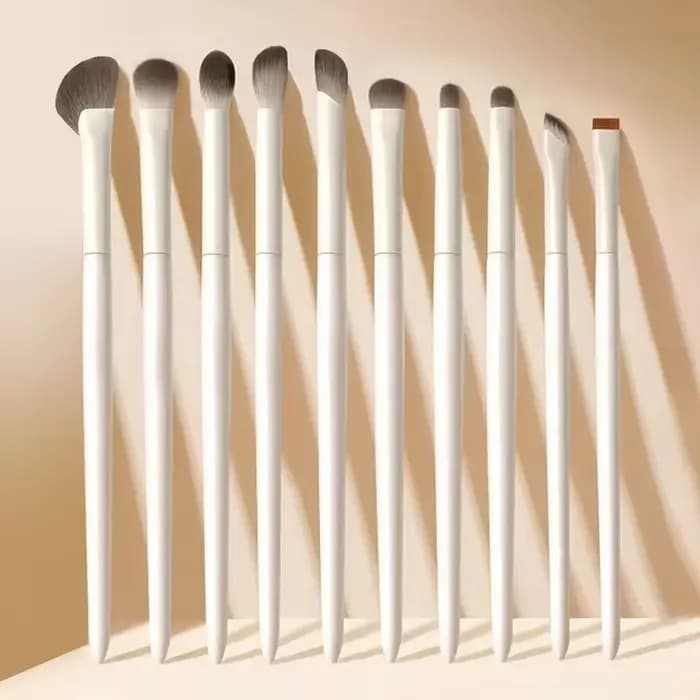 5/6/8/10 pièces pinceaux de maquillage pour les yeux naturels ensemble détail fard à paupières brosse pinceau