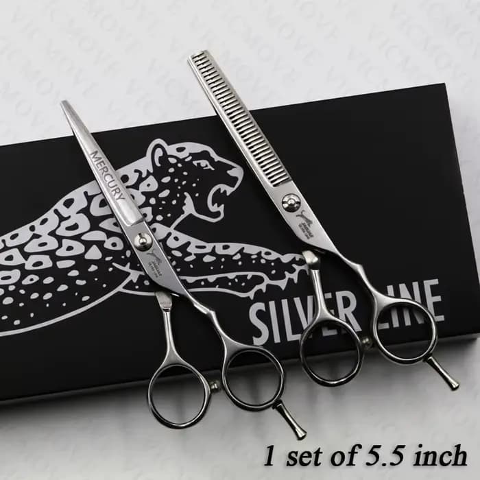 Ciseaux à cheveux professionnels 5 "/5.5"/6 "/6.5", ensemble de ciseaux de coiffure, coupe + ciseaux