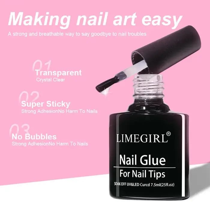 LIMEGIRL Colle Gel pour Ongles 7.5ml