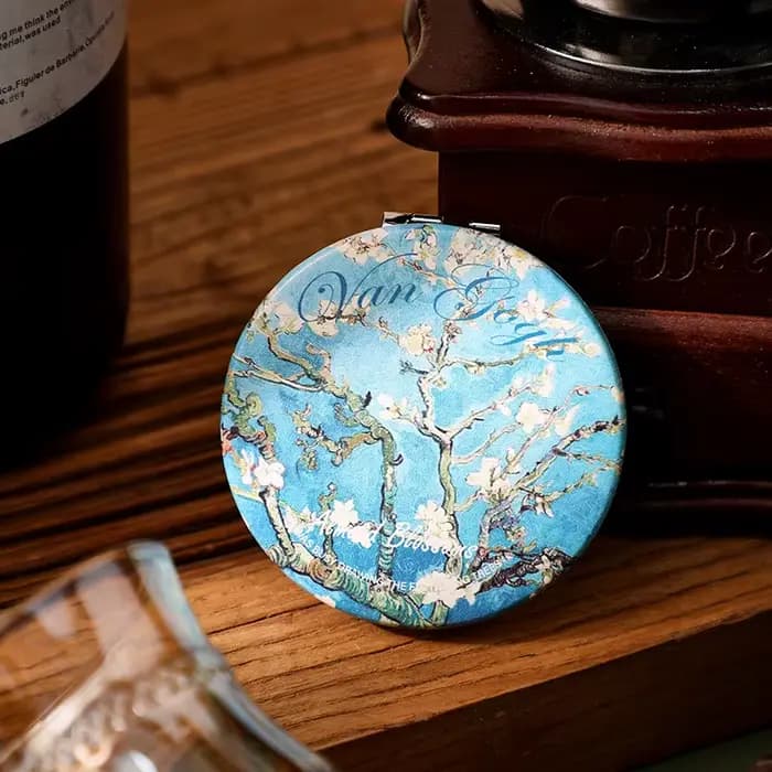 Miroir de maquillage Vintage pour peinture à l'huile