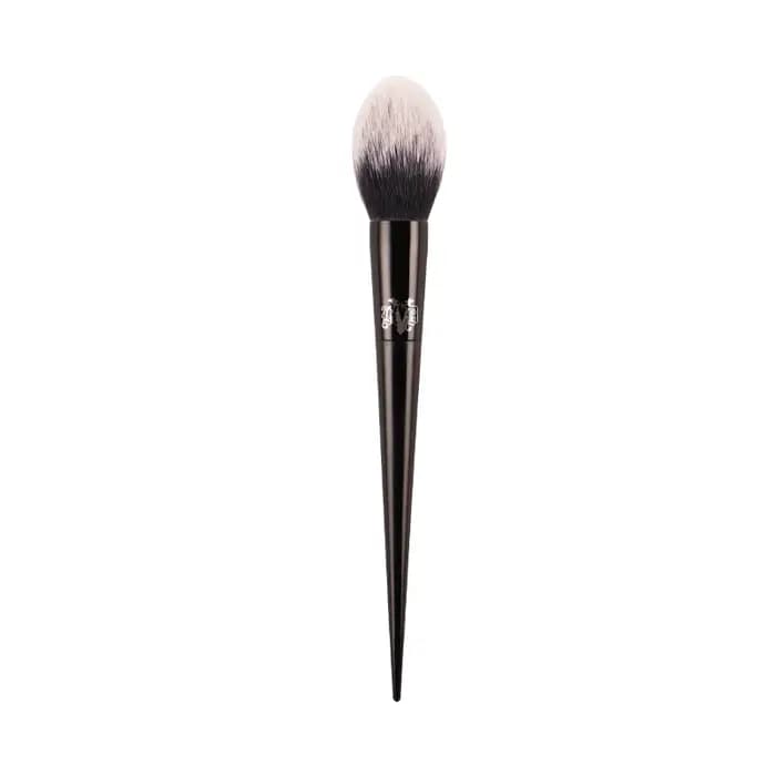 Kat Von D-pinceau de maquillage 20 pinceau à poudre cheveux en fibres douces élégant manche noir pinceaux de maquillage de marque pour femme