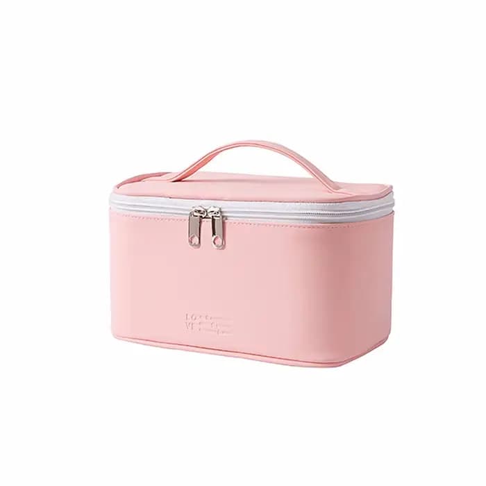 Trousse de maquillage à fermeture éclair pour femme
