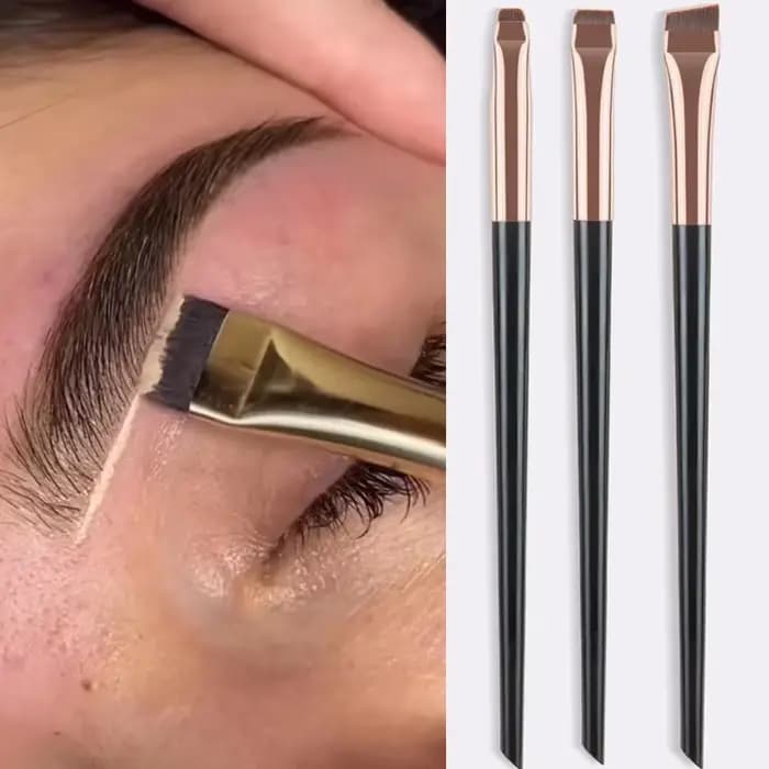 Karsyngirl-Pinceau eyeliner portable plat et fin pour contour des yeux