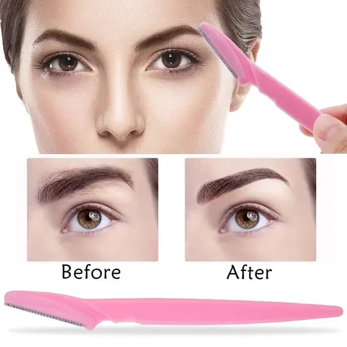 3/4/10 pièces rasoir de sourcils lame rasoir Portable visage rasoir yeux sourcils épilation coupe-ép