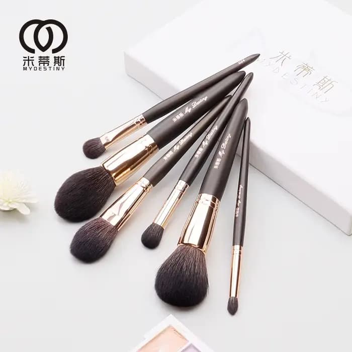 Brosse bronzante 027 grand pinceau de maquillage rond pour poudre de cheveux de chèvre