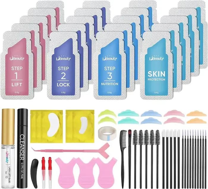 Libeauty Kit de rehaussement de cils et de stratification des sourcils 2 en 1