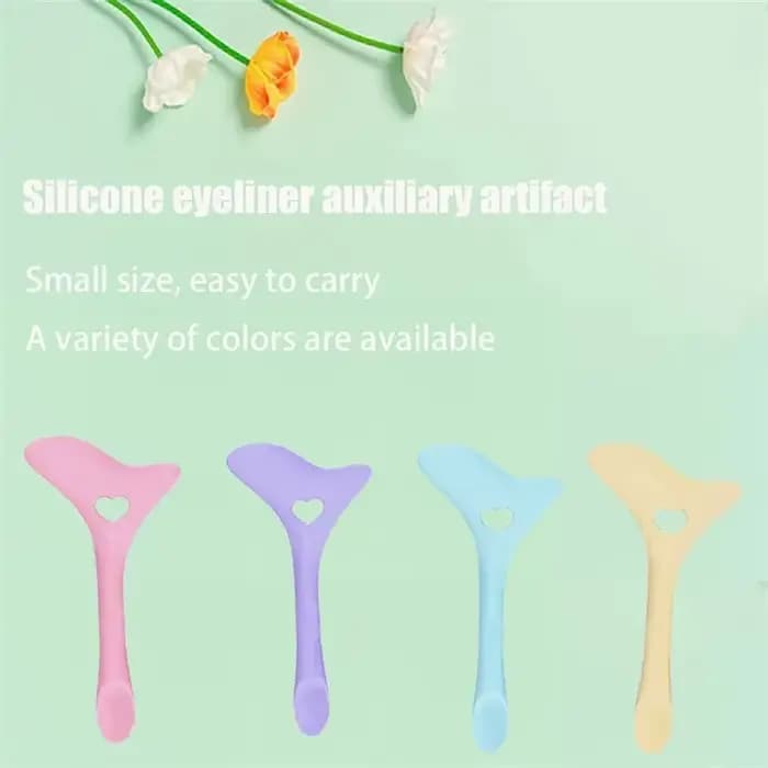 wholesale Stencil d'eye-liner multifonctionnel Conseils d'aile Eyeliner en silicone Aide Dessin Roug