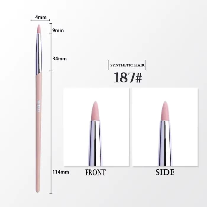 Pinceau de maquillage Eyeliner fumé fard à paupières brosse tache ombre Gel Eye Liner