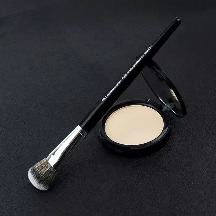 Pinceau de maquillage aérographe pour fond de teint noir