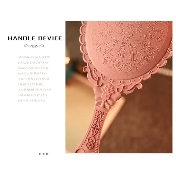 Miroir de maquillage à main Vintage