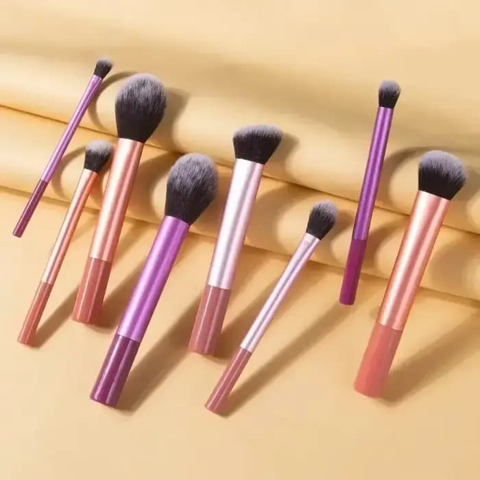 Kit de pinceaux de maquillage doux