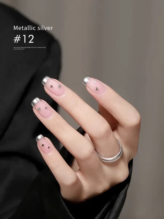 Colle pour vernis à ongles de Style français, 12ml, un deuxième nivellement, nouvelle haute Saturati