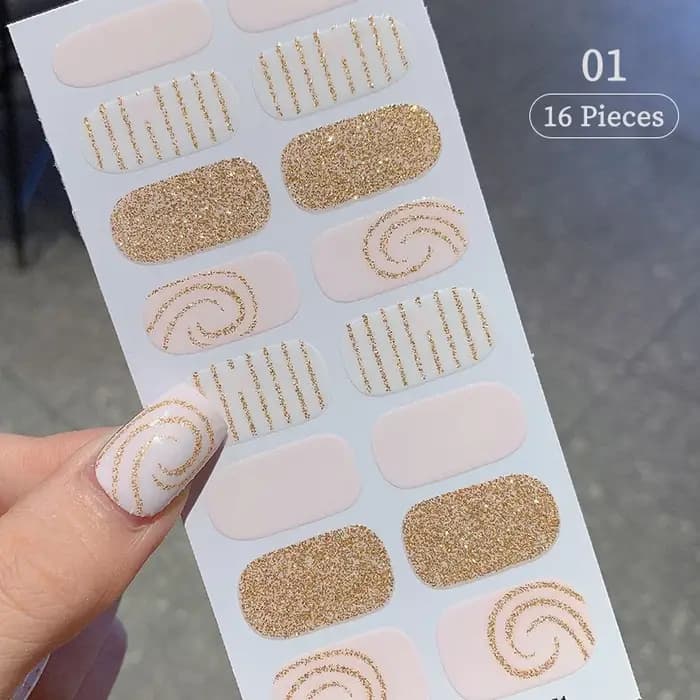 Autocollants pour ongles sans cuisson