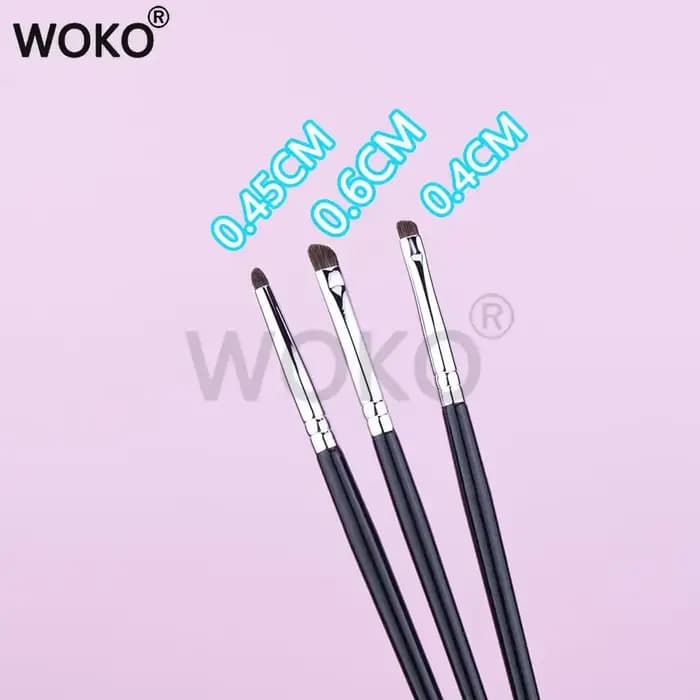 Petits pinceaux de maquillage à doublure fumée, Eyeliner, brosse à taches de précision, brosse de ma