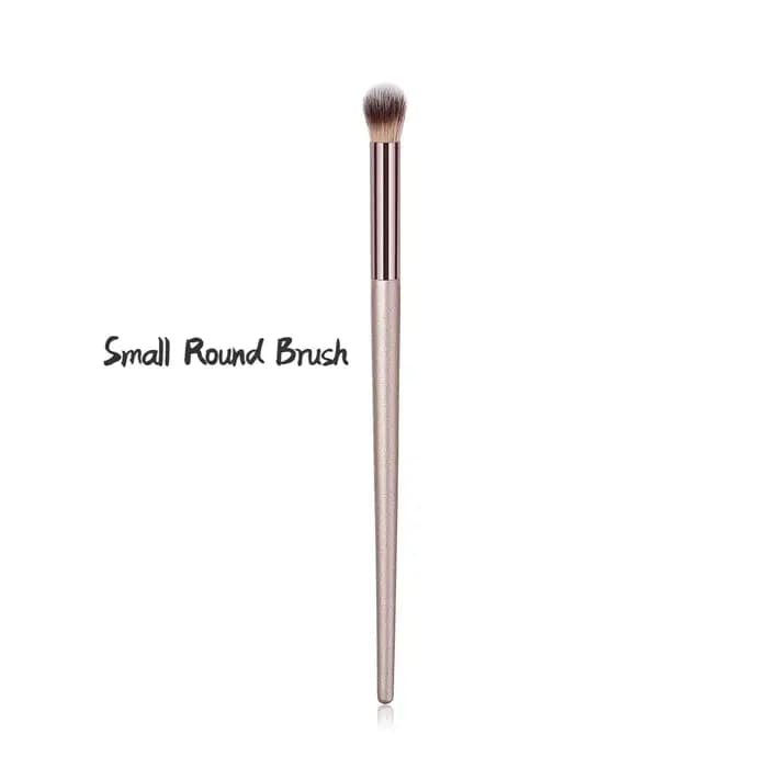 Pinceaux de maquillage de couleur champagne pour femmes