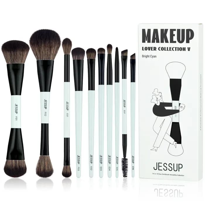 Jessup ensemble de pinceaux de maquillage 2/3/6/10 pièces