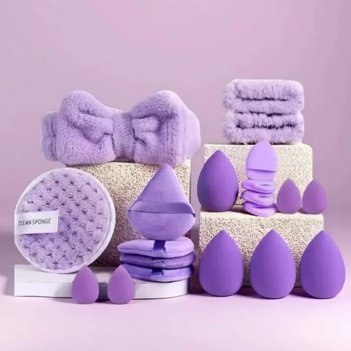 Ensemble de 33 pinceaux de maquillage professionnels pour débutants - Kit