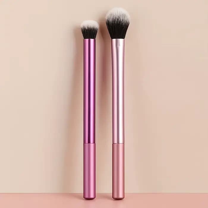 Pinceaux de fard à paupières, 2 pinceaux de maquillage multifonctionnels pour ombre à paupières, pin