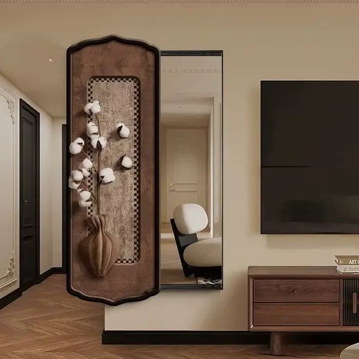 Miroir d'ornement de maquillage