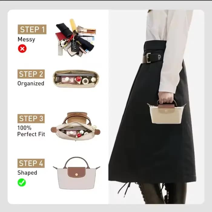 Organisateur de sac pour sac Longchamp