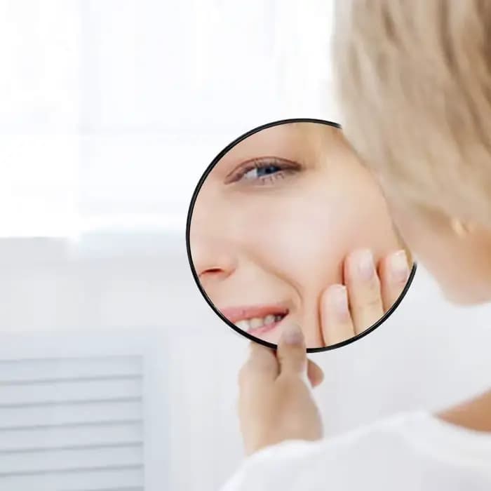 Mini miroir grossissant 50X