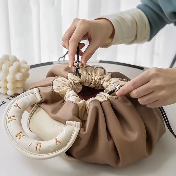 Sac de rangement étanche pour cosmétiques paresseux
