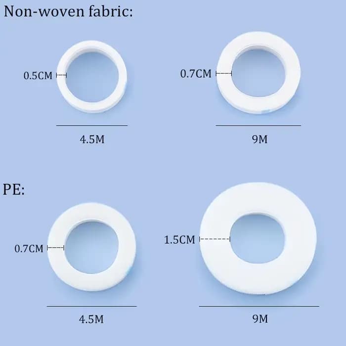 Bande Adhésive pour Extensions de Cils, Facile à Déchirer, Micropore, Professionnelle, Peau Sensible