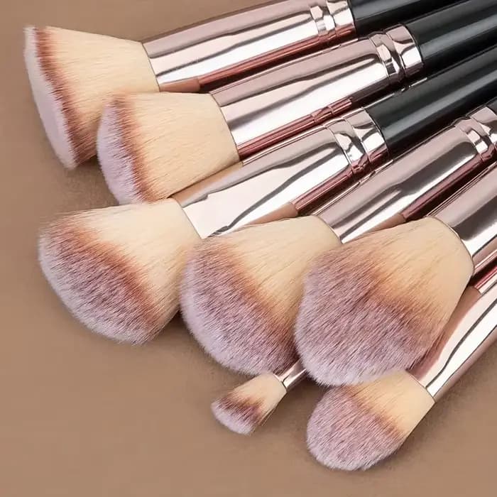 Ensemble professionnel de 3/20 pinceaux de maquillage doux et moelleux pour fard à paupières