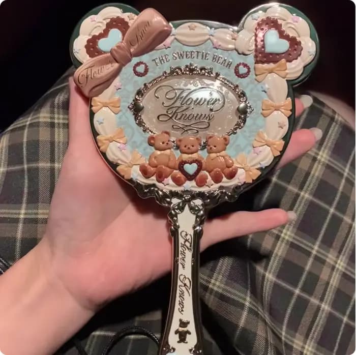 Miroir à main de la collection Flower Know Sweetie Bear