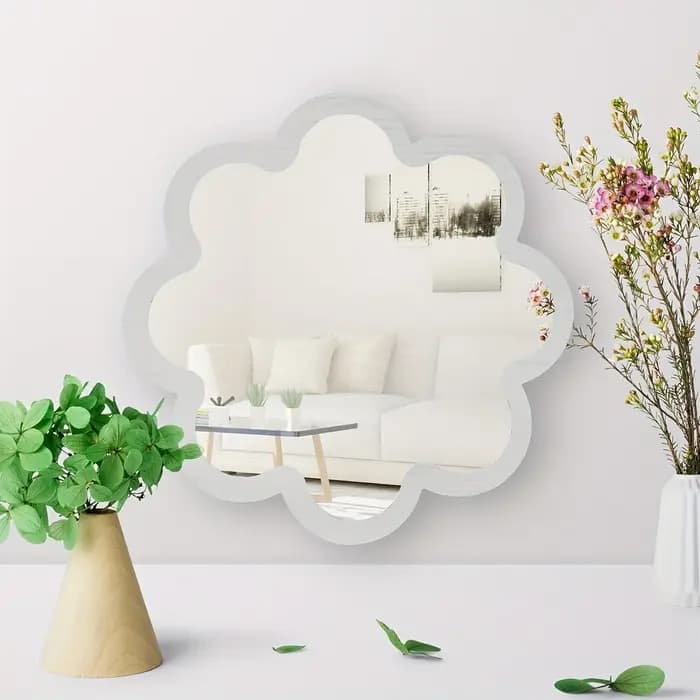 Miroir mural créatif en bois acrylique Double couche