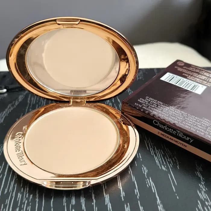 Spray fixateur de maquillage Charlotte, hydratant, contrôle du sébum, tenue longue durée, imperméable, poudre compacte, teint naturel, Tilbury Cosmetics