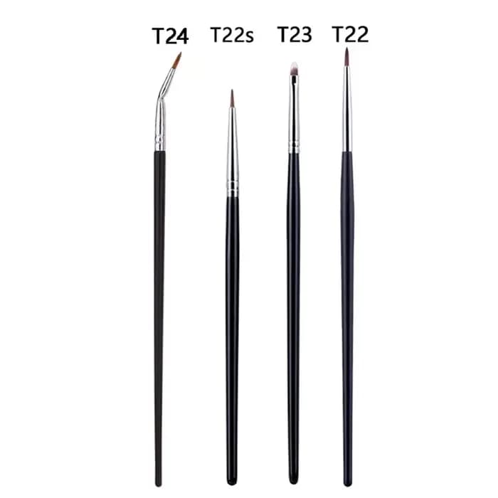 T22 pinceau de maquillage Eyeliner fin pinceau Eyeliner Gel liquide précision mince pinceau Eyeliner